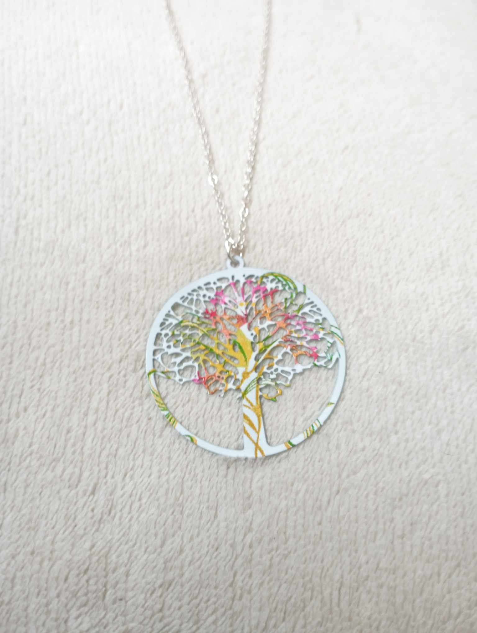 Collier arbre de vie filigrane - Les créations d'asuna