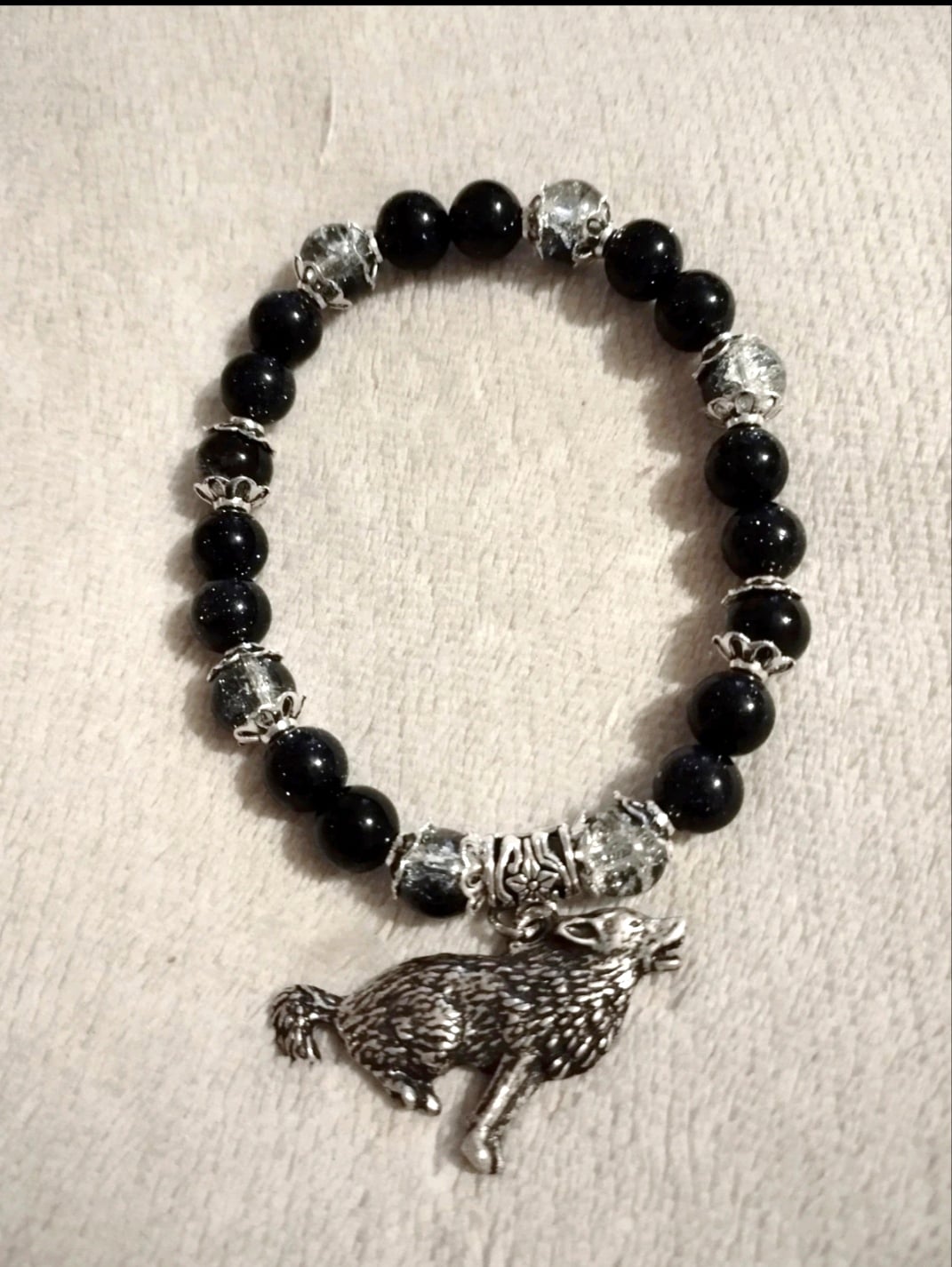 Bracelet loup - Les créations d'asuna